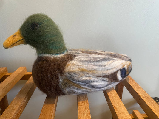 Needle Felted Mallard Duck