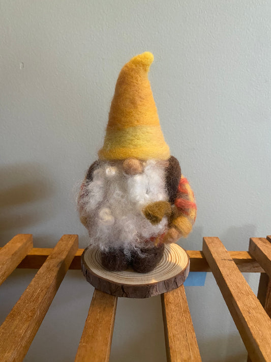 Needle Felted Northwoods Gnome