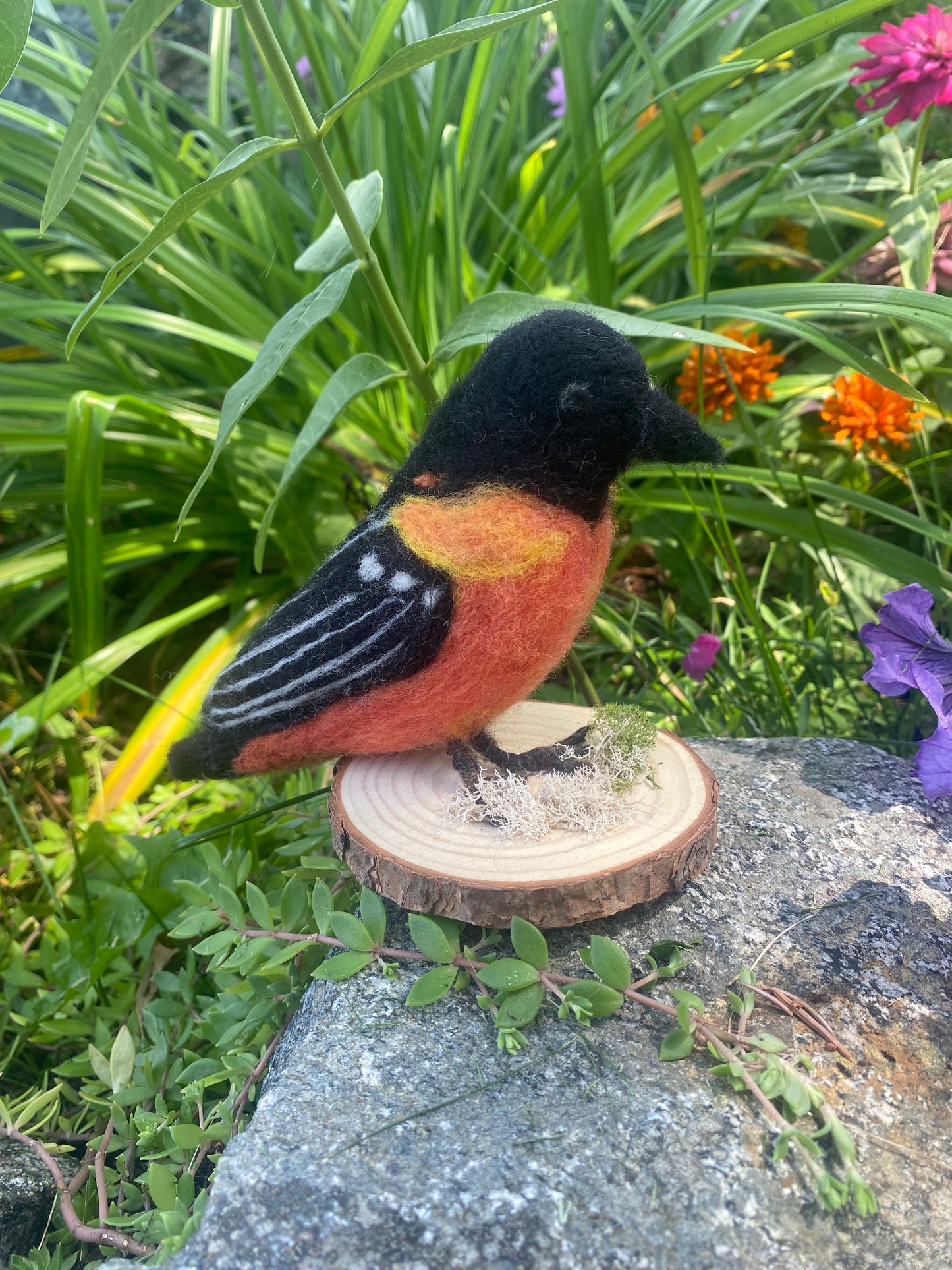 Needle Felted Oriole